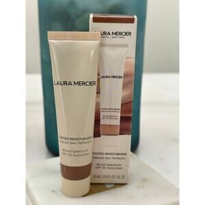 Laura Mercier NIB Tinted Moisturizer Natural Skin Perfector .8 fl oz 6W1 Ganache